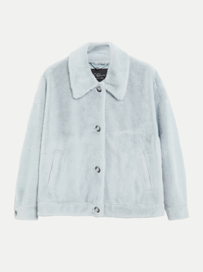 s.Oliver BLACK LABEL Outdoor-Jacke mit Umlegekragen bei Robert Ley