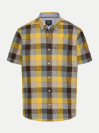 Camel Active Regular-Fit Kurzarmhemd Kariert Sun Yellow-Sun Yellow bei Robert Ley