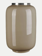Giftcompany Vase Saigon mit Metallring schlamm/silber-schlamm/silber bei Robert Ley