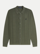 Fred Perry Strickhemd x21 lrl wrth green bei Robert Ley