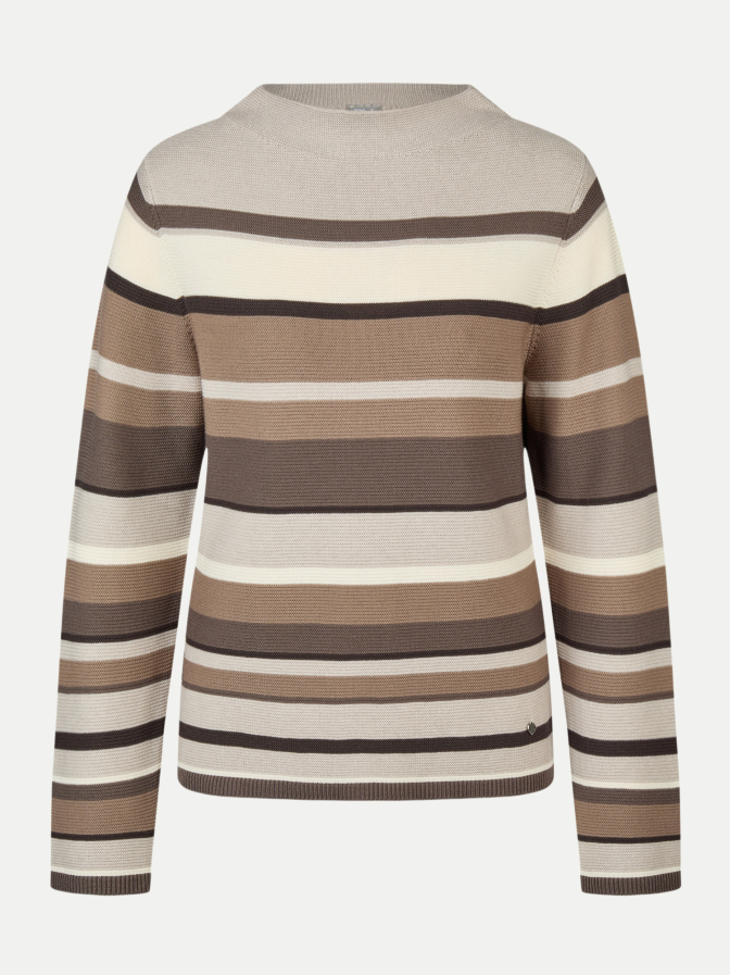 Rabe Moden Strickpullover im Streifen-Look bei Robert Ley