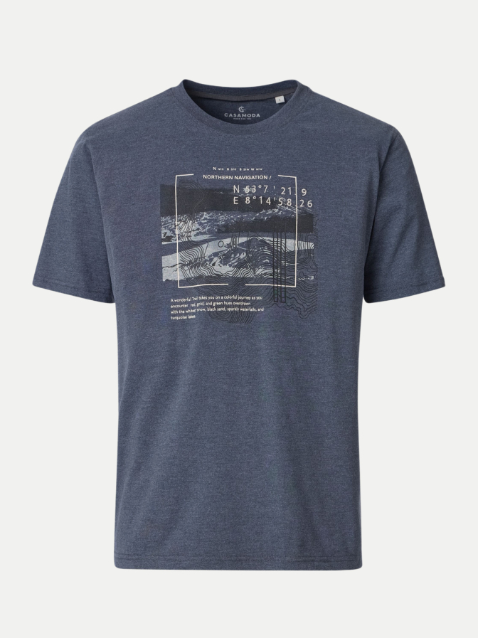 Casamoda T-Shirt mit Fotoprint bei Robert Ley