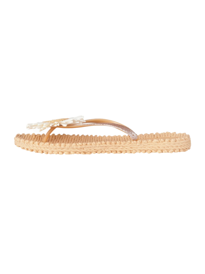 Ilse Jacobsen Flip-Flops mit Blumendetail bei Robert Ley