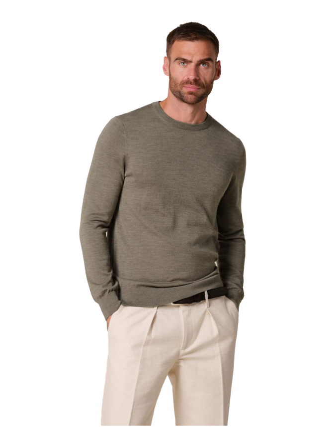 PROFUOMO Pullover mit Rundhalsausschnitt bei Robert Ley