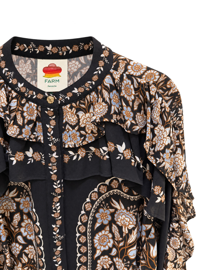 Farm Rio Hemdbluse DANIELA BLACK bei Robert Ley