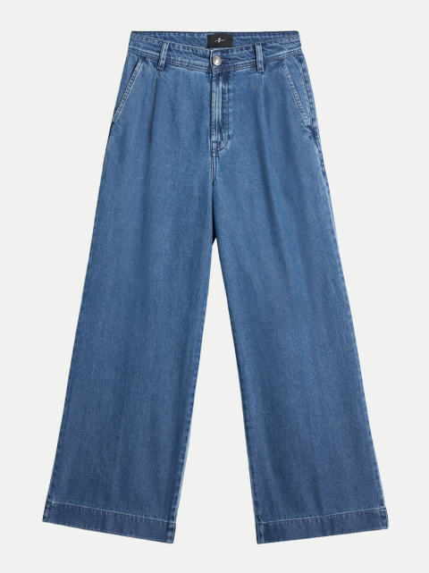 7 for all mankind Wide-Leg Jeans Pleated Trousers Hilo bei Robert Ley