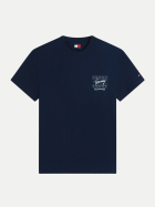 Tommy Jeans T-Shirt mit Logo-Print C1G-BLUE bei Robert Ley