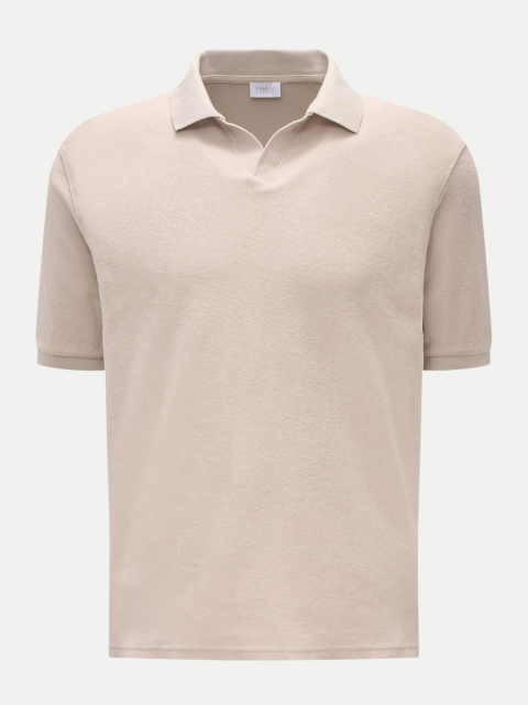 04651/ A trip in a bag Frottee Kurzarm-Poloshirt Terry Johnny bei Robert Ley