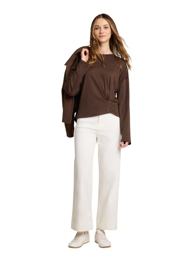 Tom Tailor Denim Langarmshirt mit Knotendetail bei Robert Ley