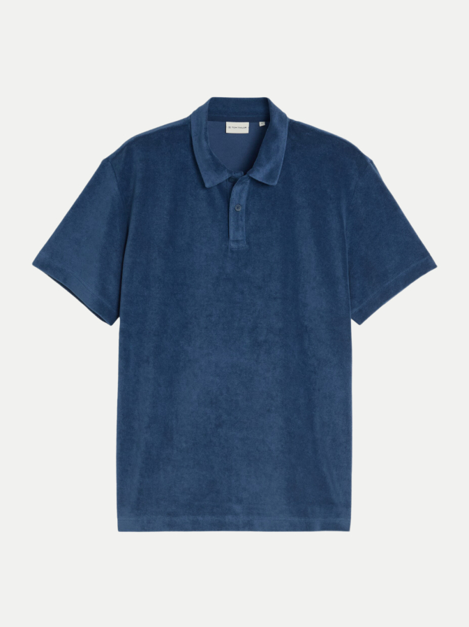 Tom Tailor Casual Frottee-Poloshirt bei Robert Ley