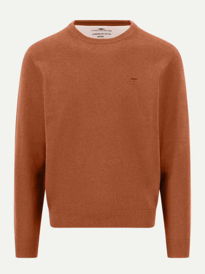 Fynch-Hatton Strickpullover mit Rundhalsausschnitt bei Robert Ley