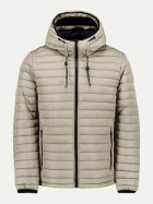 No Excess Leichte Steppjacke mit Kapuze 014-Stone bei Robert Ley