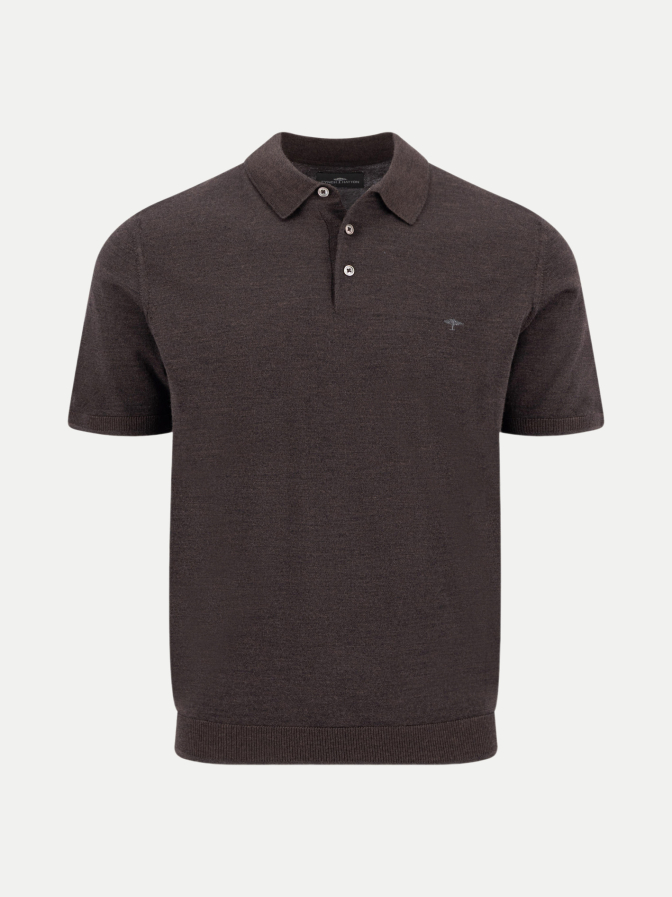 Fynch-Hatton Strickpoloshirt aus Wolle bei Robert Ley