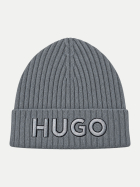 HUGO Unisex Mütze 028-Dark Grey bei Robert Ley