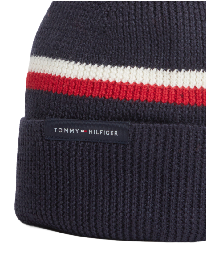 Tommy Hilfiger Beanie mit Global-Streifen bei Robert Ley