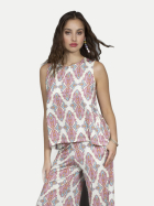 Marivie Top Superduper mit Allover-Print Ornament Mint bei Robert Ley