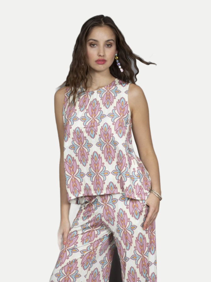 Marivie Top Superduper mit Allover-Print bei Robert Ley