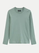 Marc O'Polo Basic Langarmshirt 3727-Faded Mint bei Robert Ley