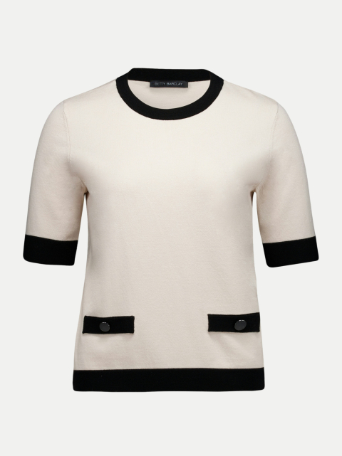 Betty Barclay Strickpullover mit Kontrastdetails bei Robert Ley
