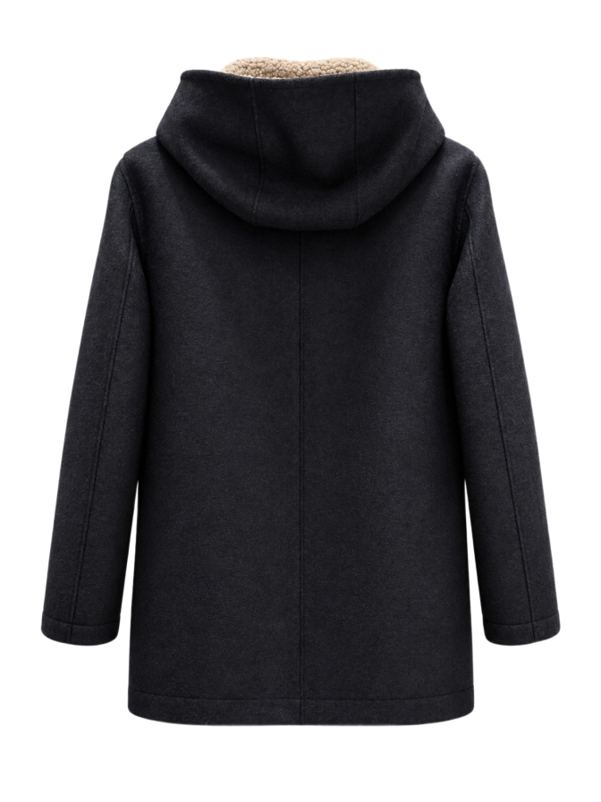 Harris Wharf London Parka aus gepresster Wolle und Boucle bei Robert Ley