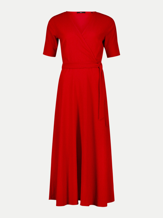 Zero Midi-Kleid mit V-Ausschnitt bei Robert Ley
