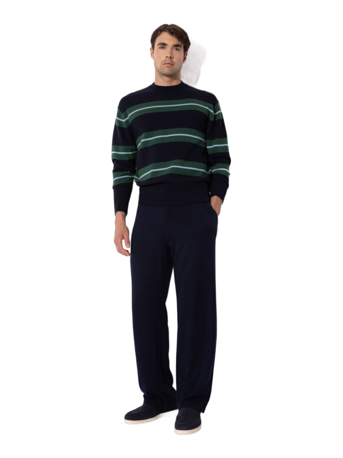 FTC Cashmere Kaschmir-Pulli mit Ringelmuster bei Robert Ley