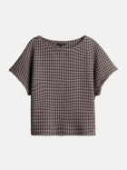 Opus Strukturiertes Sweatshirt Gutina 20040-affogato bei Robert Ley