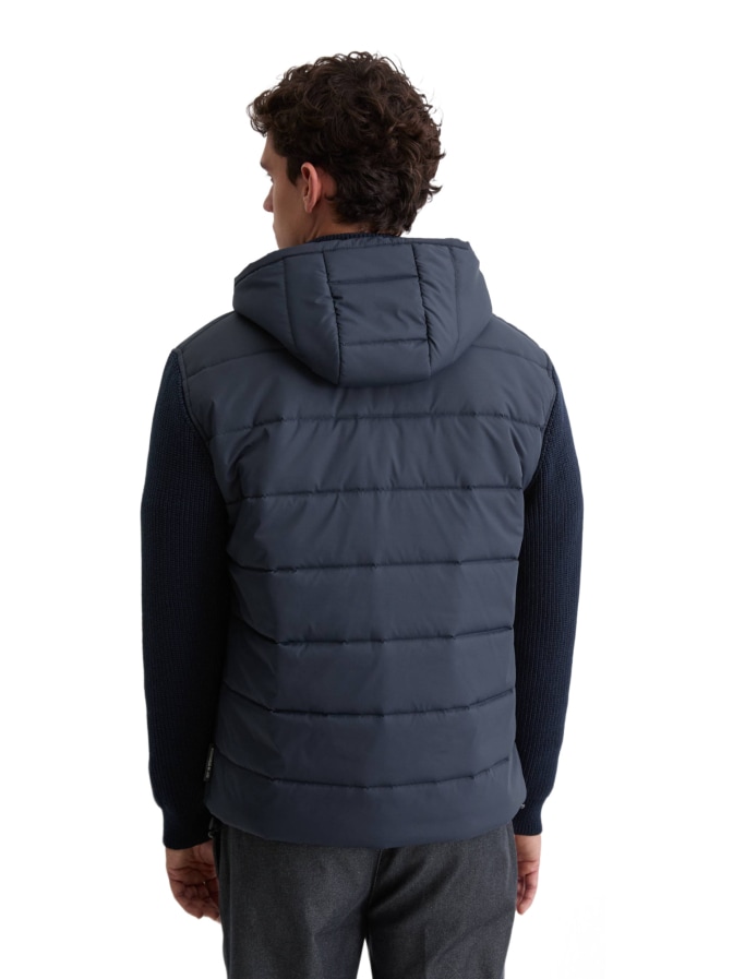 Marc O'Polo Hybridjacke mit Strickärmeln bei Robert Ley