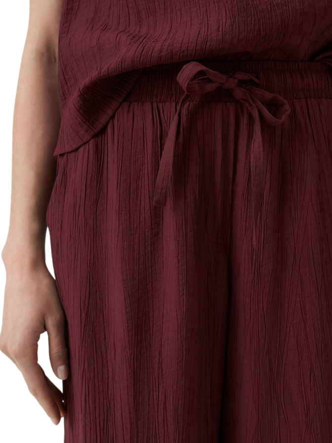 Opus Wide-Leg Hose Marou crinkled bei Robert Ley