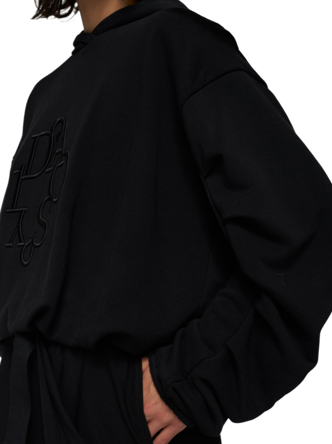 10 Days pleated balloon hoodie bei Robert Ley