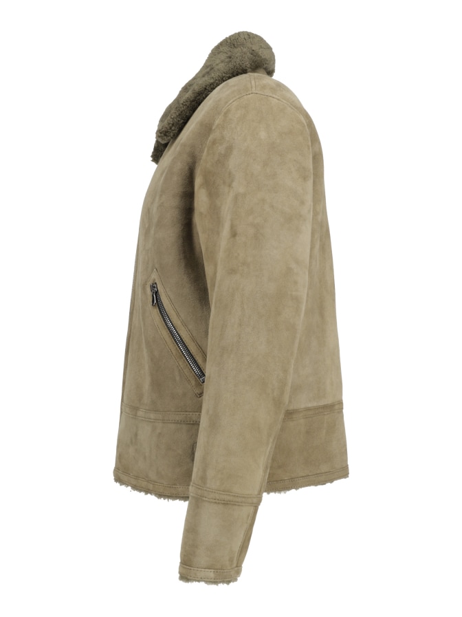 Werner Christ Lammfelljacke bei Robert Ley