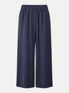 Peserico Wide-Leg Stoffhose Peachskin 261 universe blue bei Robert Ley