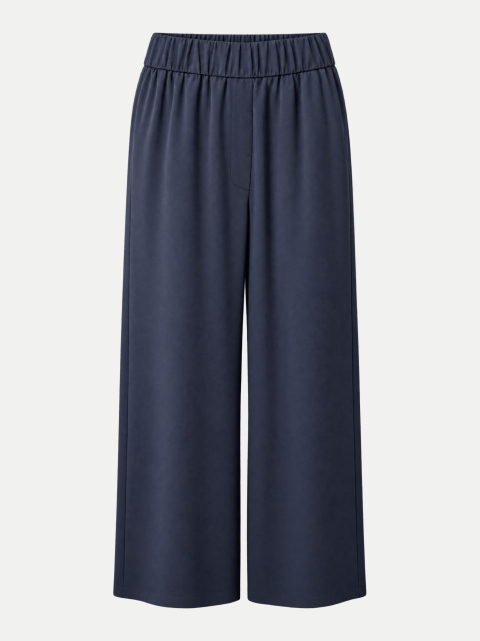 Peserico Wide-Leg Stoffhose Peachskin bei Robert Ley