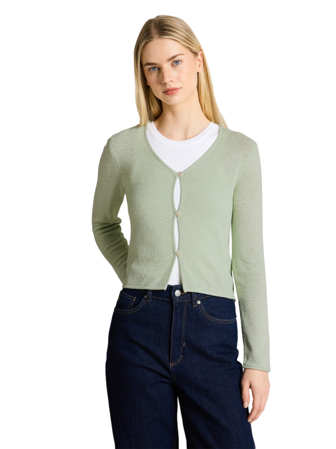 Tom Tailor Denim Cardigan mit V-Ausschnitt bei Robert Ley