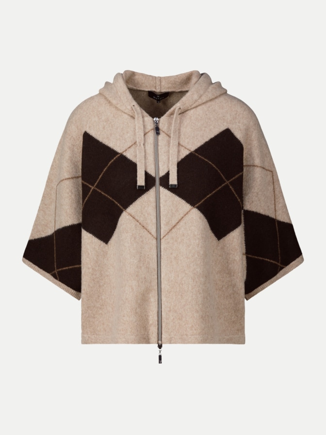 Monari Strickjacke mit Karomuster bei Robert Ley