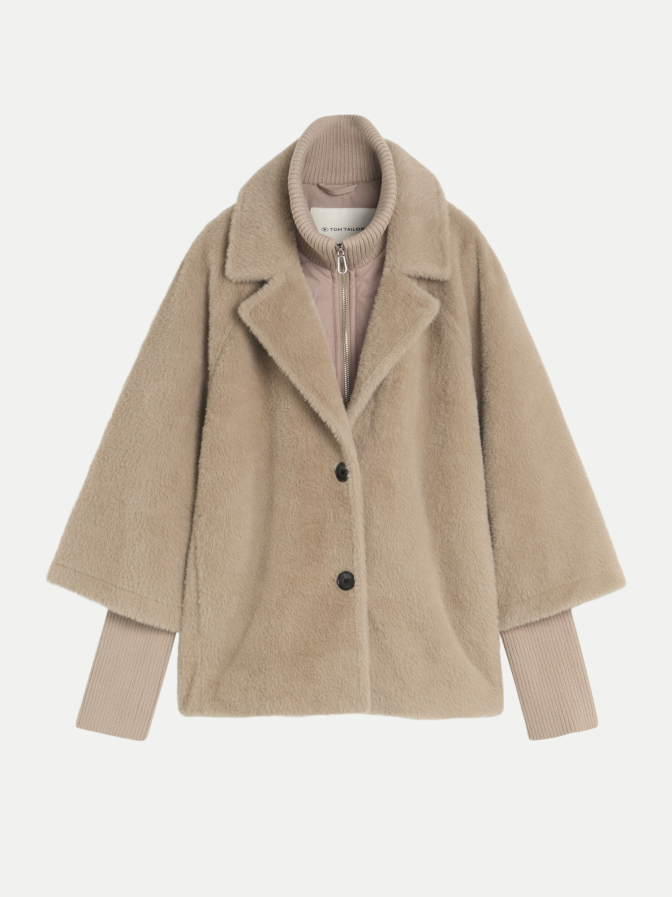 Tom Tailor Casual Teddy-Capejacke bei Robert Ley