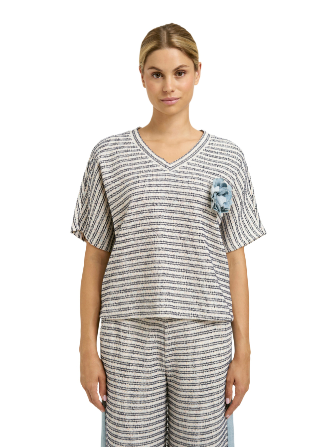 Milano Italy T-Shirt mit V-Ausschnitt bei Robert Ley