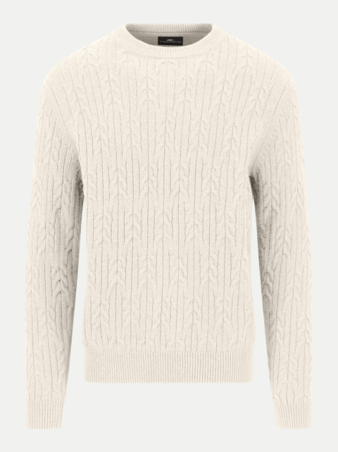 Fynch-Hatton Strickpullover mit Zopfmuster bei Robert Ley
