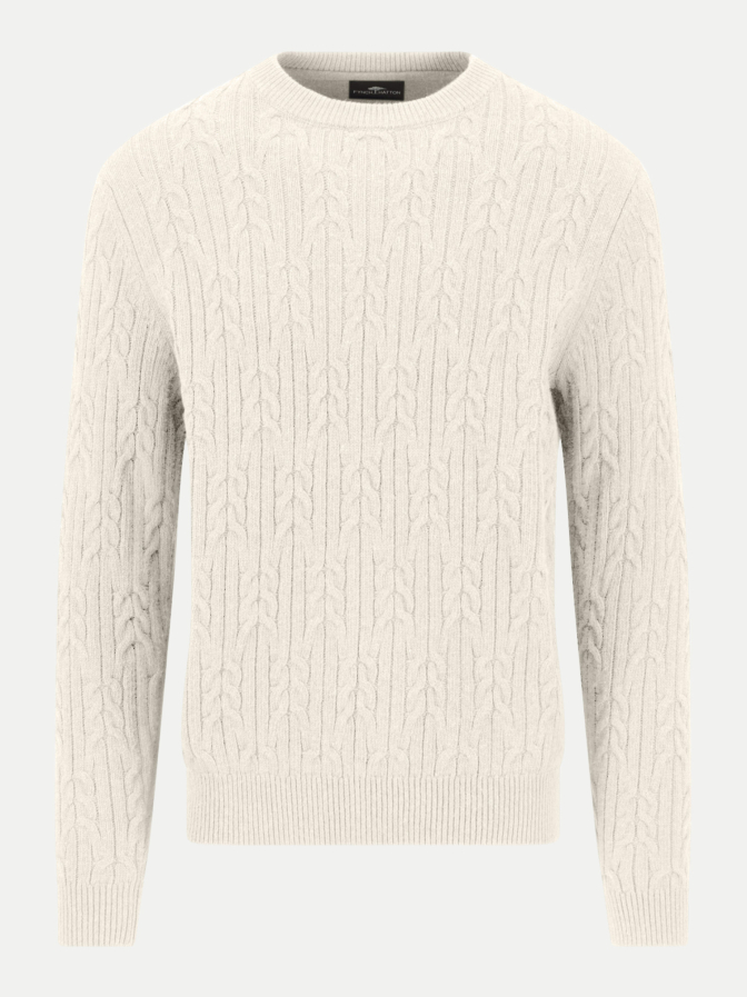 Fynch-Hatton Strickpullover mit Zopfmuster bei Robert Ley