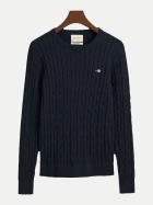 Gant Zopfstrick Pullover 433-EVENING BLUE bei Robert Ley