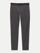 Tom Tailor Casual Slim-Fit Chino Travis 36160-grey black zig zag structure bei Robert Ley