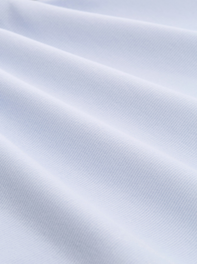 Tom Tailor Denim T-Shirt mit gewellten Saumkanten bei Robert Ley