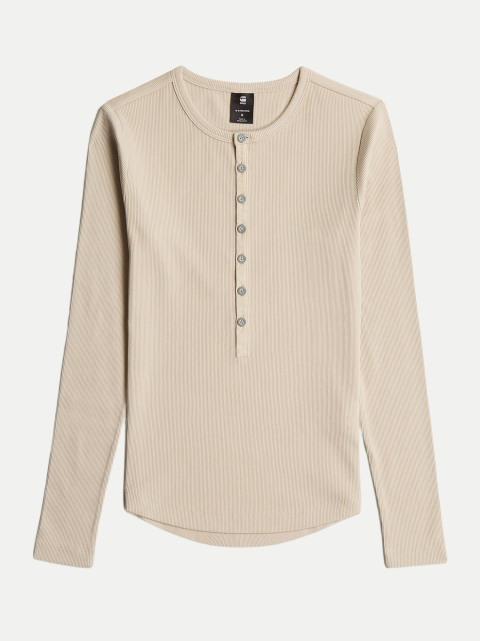 G-STAR RAW Slim-Fit Langarmshirt Henley bei Robert Ley