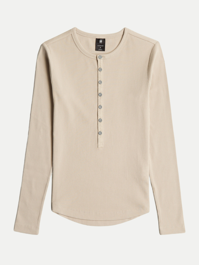 G-STAR RAW Slim-Fit Langarmshirt Henley bei Robert Ley