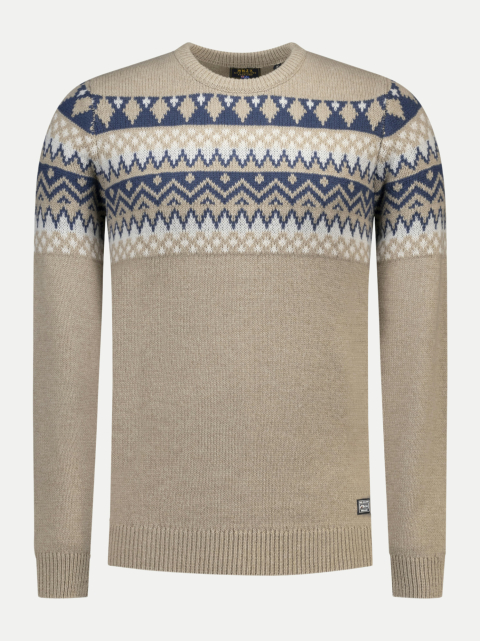 NZA New Zealand Auckland Pullover mit eingestricktem Motiv bei Robert Ley