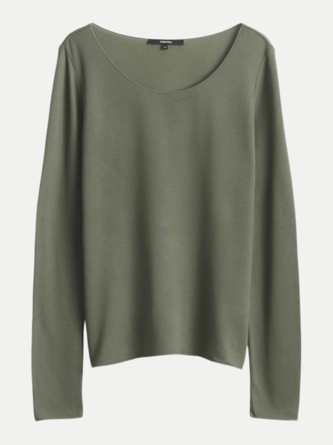 someday Basicshirt Kirosa soft long bei Robert Ley