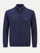 Polo Ralph Lauren Strickjacke aus Merinowolle 001hunternavy bei Robert Ley