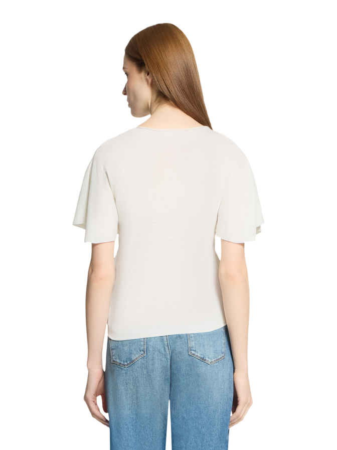 Cartoon T-Shirt mit Rüschenärmel bei Robert Ley