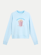 Fiorucci Sweatshirt Popcorn Print light blue-light blue bei Robert Ley