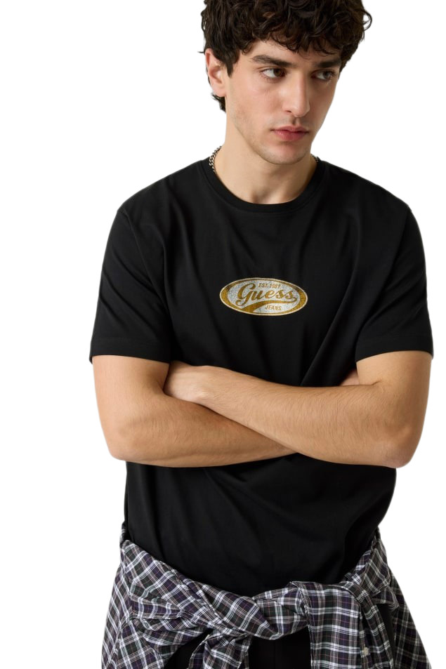Guess T-Shirt mit Logo-Print bei Robert Ley